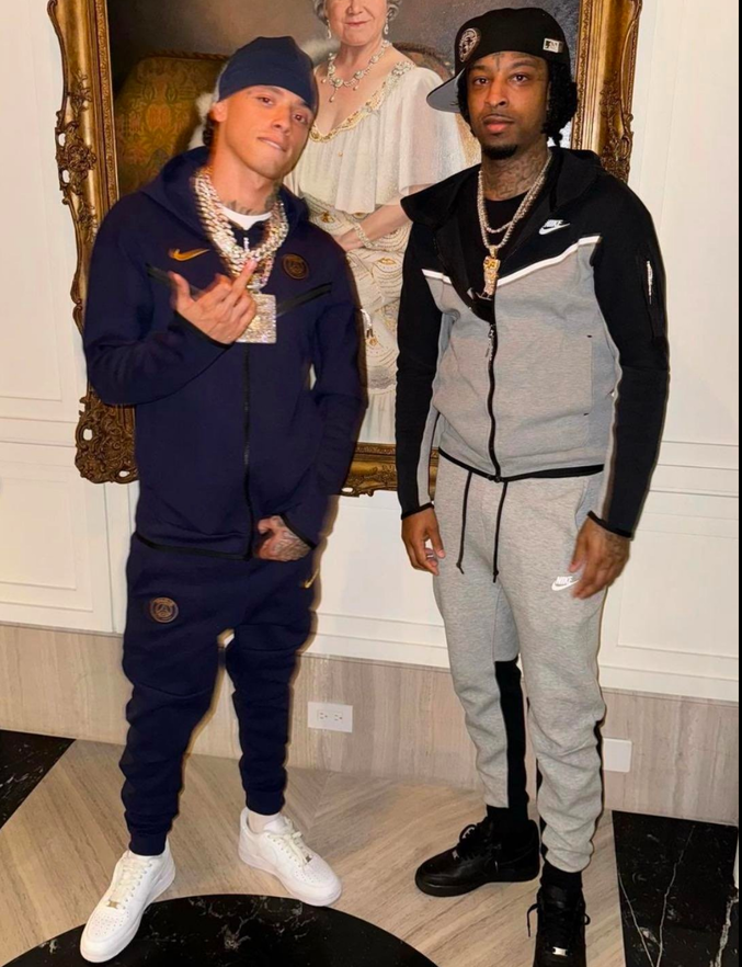 pic of 21 in his epic new nike tech