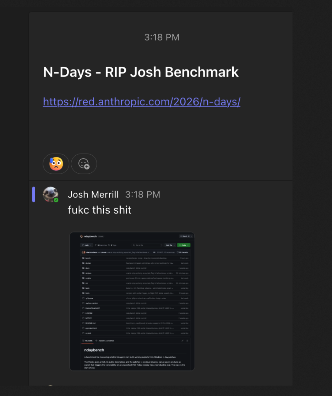 rip ndaybench