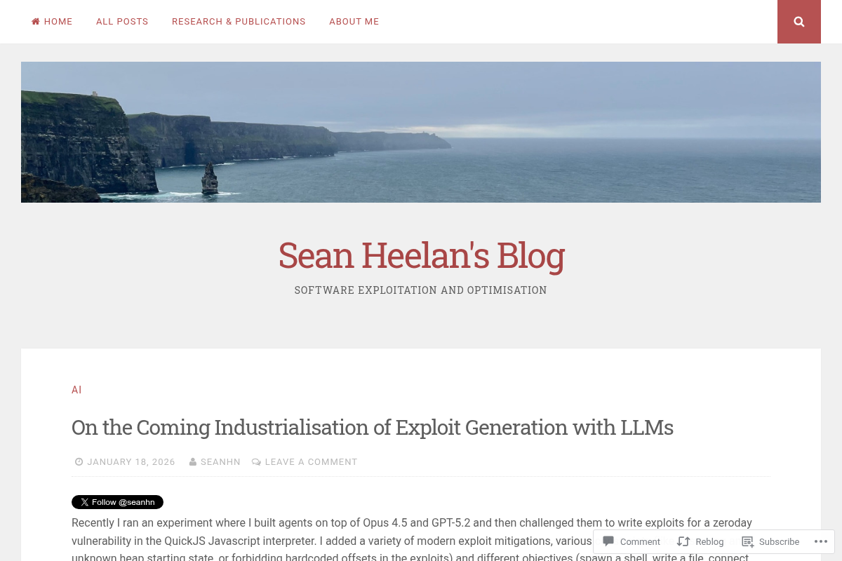 On the Coming Industrialisation of Exploit Generation with LLMs